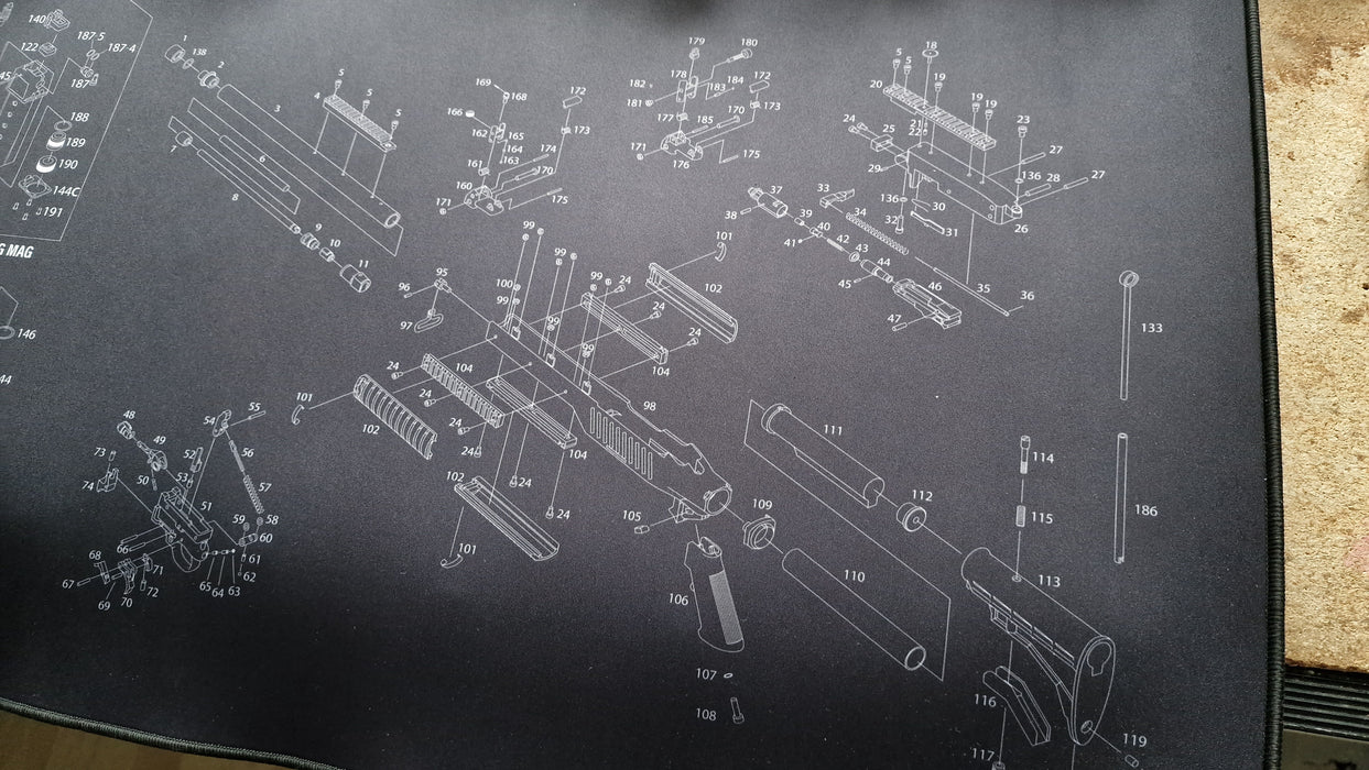 KC-02 Gun Cleaning and Work Bench Mat