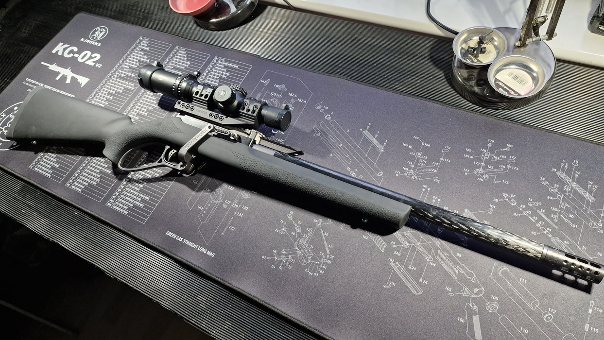 "The Carbon Hogue" FULL CUSTOM Underlever KC-02 Sniper build