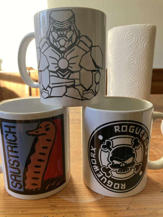 ROGUEWORX T シャツ、パーカー、マグカップ、時計、シャワー カーテン - RedBubble から入手可能 - 説明を参照してください。