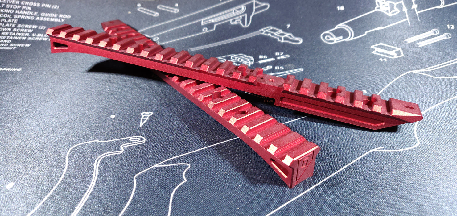 Guillotine-erweiterte einteilige CNC-Schiene