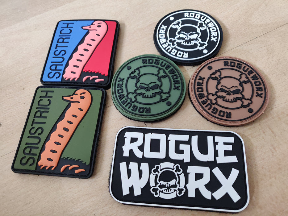 PATCH ROGUEWORX ROND - NOIR ET BLANC