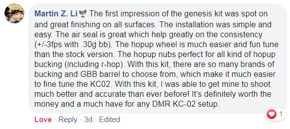 GENESIS™ KC-02 VSR HOP CONVERSION KIT V5 - Inc. PROJNUT バレルクランプ